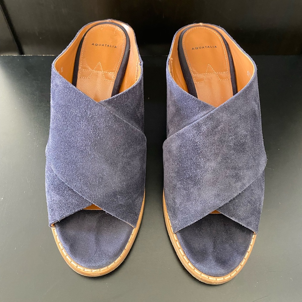 Aquatalia Suede Janna Mule